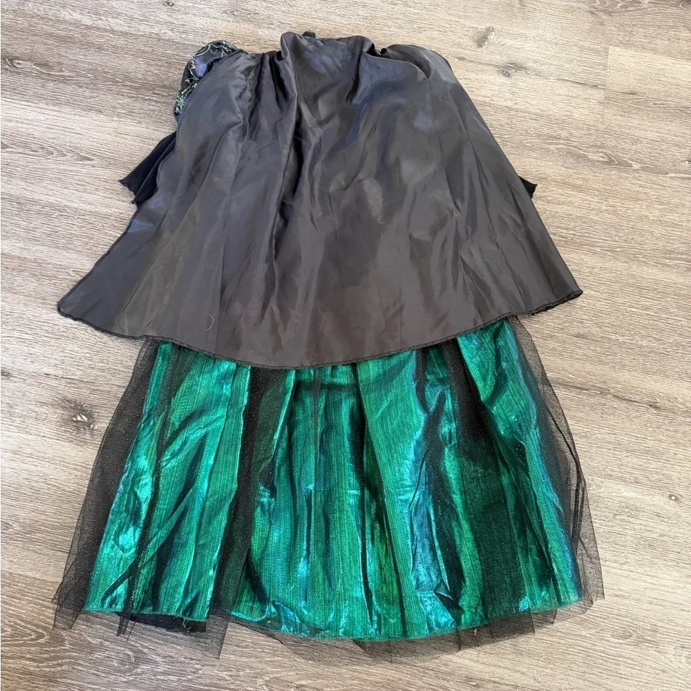 Mystical Green and Black Kids Costume